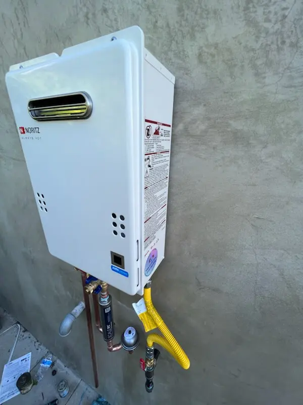 Tankless water heater installation for Boston Ave - Mill Hill homes