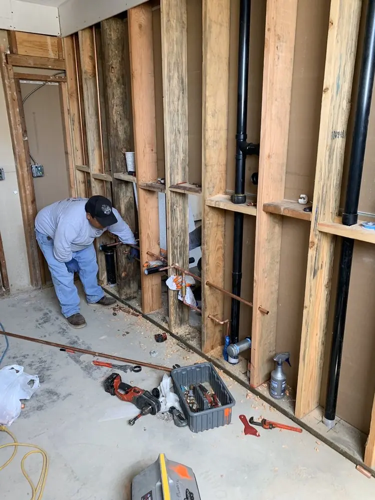Commercial rough-in plumbing for Gas Line Repair in Boston Ave - Mill Hill